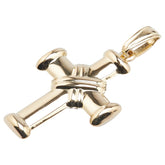 K18YG イエローゴールド クロス 十字架 モチーフ ペンダントトップ レディース 【中古】